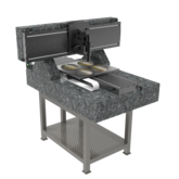 XYZ positioning system for automated inspection - wafer / probe cards (clean room)  | Stroke 720 x 720 x 100 mm