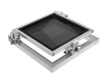 Compact 3D mask aligner for SMT semiconductor printing / lithography | XY Phi positioning system (cleanroom, UV) for 650 x 650 mm / GEN 3