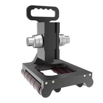 Mobile microscope stand for rollers | Measurement of cylindrical, large, sensitive specimens - Inspection and Mikroscopy