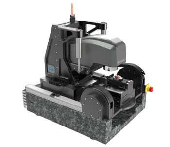 9-Achs Positioniersystem mit Verfahrwegen bis 100 mm | XYZ DC-Motor, Kugelgewindetrieb, Motor-Encoder | Phi Theta Omega DC-Motor, AC-Servo, Harmonic Drive