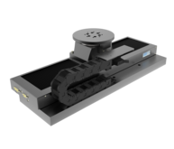 X Phi system for the positioning of optical lenses, cylinders e.g. stylus gauge | X DC motor, ball screw, cross roller, linear measuring system | Phi AC servo, angle measuring system