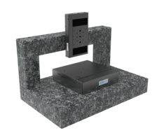 XYZ positioning system for high precision automated optical inspection | ball screw, cross roller, DC motor, linear measuring system - XY-Z Split Axes Systems