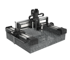 XYZ Gantry System für 3D Automatisierung | XY Linearmotor, Profilschiene | Z Kugelgewindetrieb, AC-Servo | Hub 700 x 700 x 200 mm - Gantries