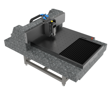 XXL XYZ-Portal mit Vakuum Chuck | XY Schrittmotor, Kugelgewinde, Profilschiene, Linearmesssystem | Z Kreuzrolle | Hub 1000 x 1000 x 100 mm