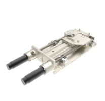 Doppel XY Linearachse zur hochpräzisen Justage von Linsen für Wafer Stepper | ultrafeine UV-Belichtung im Reinraum - Serienbaugruppen und Komponenten