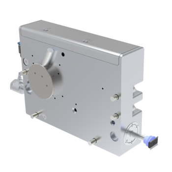 Z-Phi Dreh-Hub-Aktuator mit integrierter Steuerung (Reinraum ISO 8) | Z Linearmotor, Induktiver Sensor | Rz Schrittmor, Riemen | Hub - 14 mm x 360°