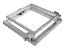 MP700-3 Flat 3D Aligner | XYRz linear motor, air bearing | Aperture 730 mm | Load 28 kg | Travel 5 x 5 mm x 5°