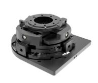 MP220-4 Miniature XY-Phi-Delta Positioning System, Cardan on XY Aperture Stage | Hexapod Alternative | Travel XY 10 mm Rx Ry 4° | High Loads up to 10 kg