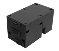 MP63-3 Miniature XYZ Positioning System, cartesian | DC Motor / Stepper Motor, Lead Screw | Rep ± 0.8 µm | Travel 25 x 25 x 25 mm