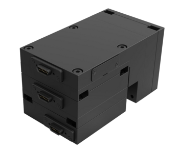 MP63-3 Miniature XYZ Positioning System, cartesian | DC Motor / Stepper Motor, Lead Screw | Rep ± 0.8 µm | Travel 25 x 25 x 25 mm
