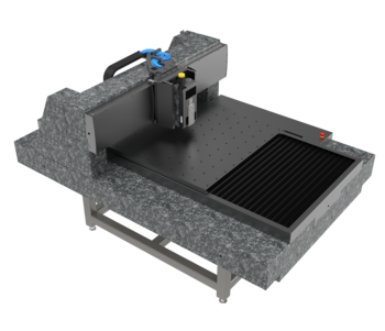 XXL XYZ Portal with Vacuum Chuck | XY Stepper Motor, Ball Screw, Profile Rail, Linear Scale | Z Cross Roller | Travel 1000 x 1000 x 100 mm