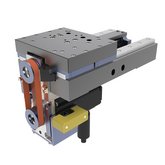 Compact sample loader | Linear stage with fold back drive for automation processes with limited space