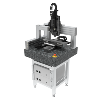 XY-2Z 3D printing gantry (clean room) | XY linear motor, linear measuring system | Z AC servo, ball screw, linear measuring system | 300 x 200 x 100 mm