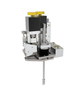Sample Manipulator / Aperture Stage / Positioning System for mass spectrometer, Sample analysis in vacuum