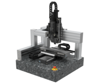 XY-2Z 3D printing gantry (clean room) | XY linear motor, linear measuring system | Z AC servo, ball screw, linear measuring system | 300 x 200 x 100 mm