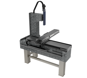 XYZ Industrieportal (Positionierung bei Staub, Strahlung, Temperatur) | Profilschiene, Kugelgewindetrieb, AC-Servo | Hub 1000 x 600 x 100 mm