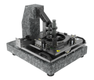 6-axis semiconductor inspection positioning system (clean room class ISO 4) | travel XYZ 30 x 30 x 20 mm, RxRy 4°, Rz 360°