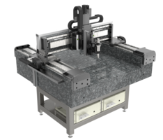 XYZ Inspektionsgantry für Halbleiter | XY Linearmotor, Profilschiene | Z Kugelgewindetrieb, AC-Servo - Inspektion und Mikroskopie