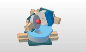 System for pivoting projectiles in three space axes - Smorgasbord