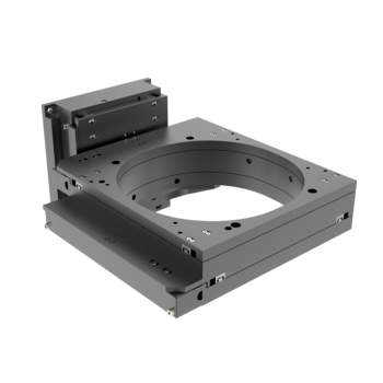 MP210-3 XYZ-Positionierer, temperaturstabil 0 - 40°C | DC-Motor, Gleitgewindetrieb, Linearmesssystem | Apertur 150 mm / 5" | Hub 25 x 25 x 25 mm - Kompakte Mehrachssysteme