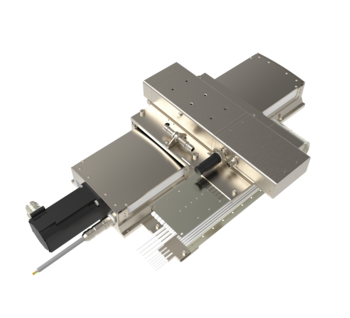 Assembly system for diagnostic imaging systems (ISO 3 clean room) | XY ball screw, AC-Servo