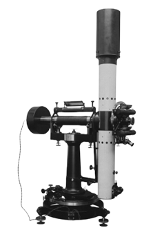 Zenith telescope, 110mm objective aperture, 120 mm focal length